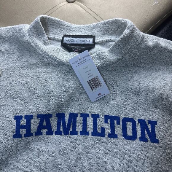 New Hamilton Sweatshirt Woolly Threads Men Terrycloth Made in USA - Picture 3 of 11